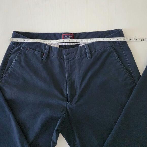 UNTUCKIT Classic Relaxed Fit Navy Blue W34 L30 Pants - Picture 6 of 11